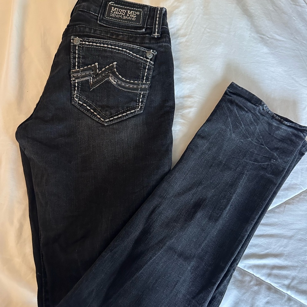 Miss Me black skinny jeans